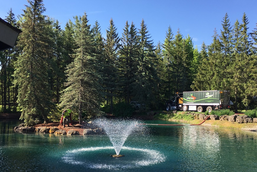 Island Access for Blower Truck